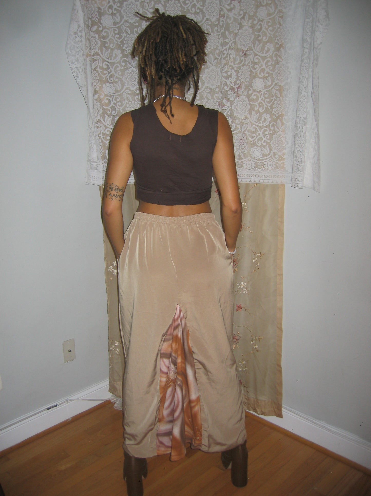 Surreal pearl Maxi Skirt