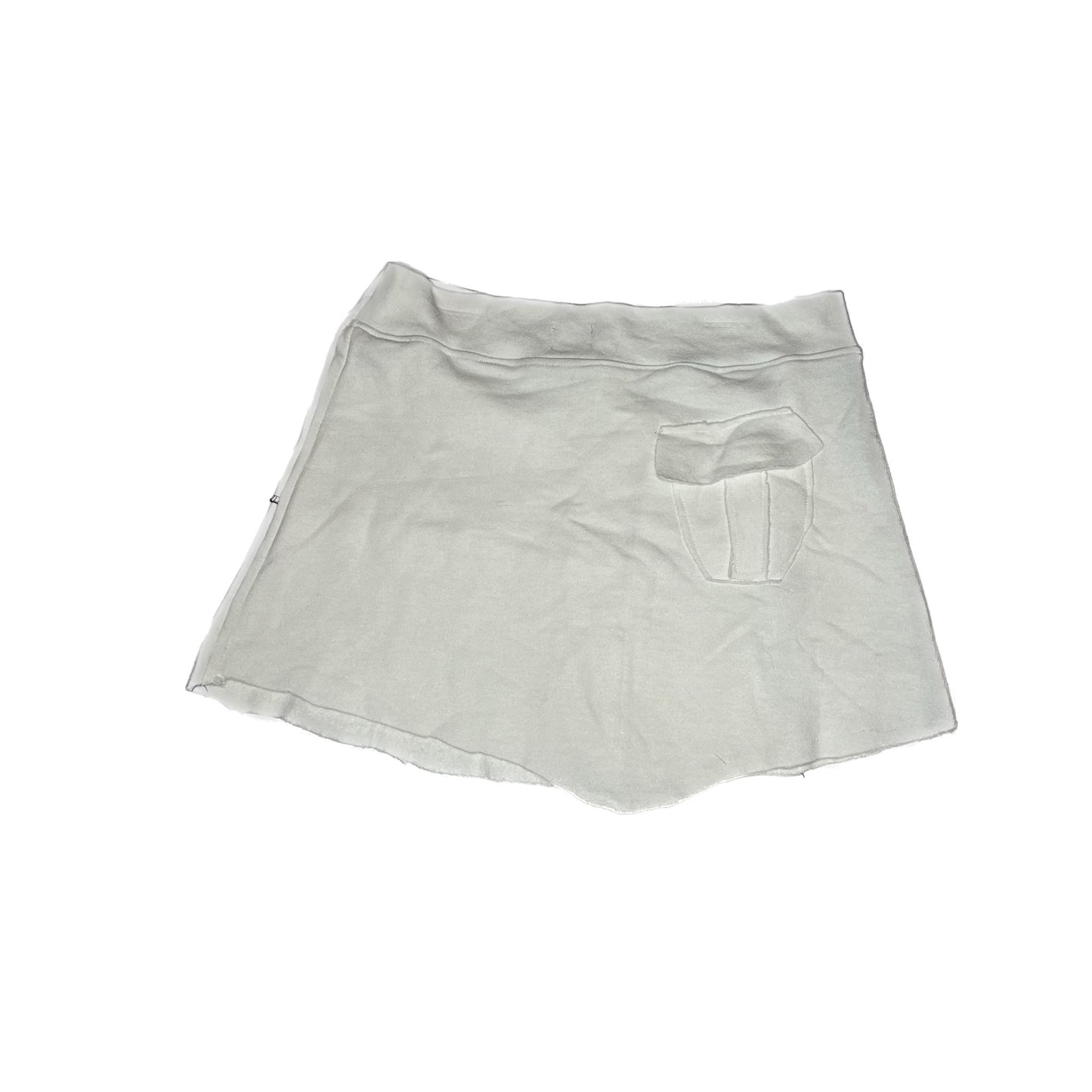 sweat mini skirt