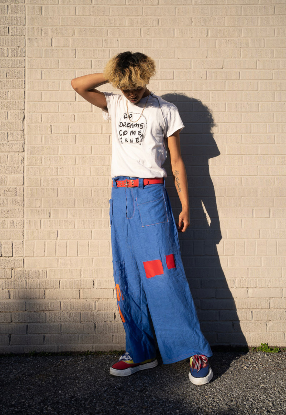 blue life 'cop' pants