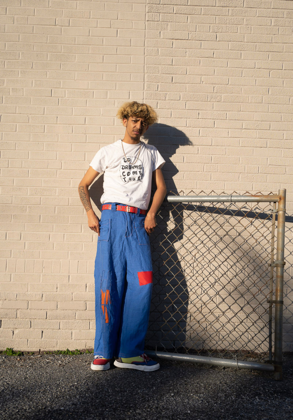 blue life 'cop' pants